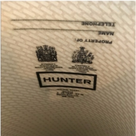 Hunter Original Tour Gloss Rain Boots in Navy - Picture 4 of 5